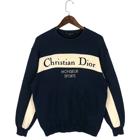 christian dior vintage sweatshirt|vintage christian dior sweatshirt.